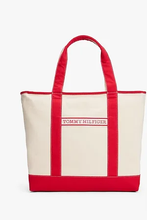 Tommy Hilfiger Bolso tote de playa en lona