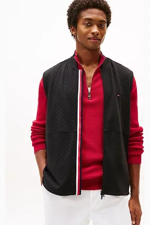 Tommy Hilfiger Chaleco Performance con cuello de béisbol