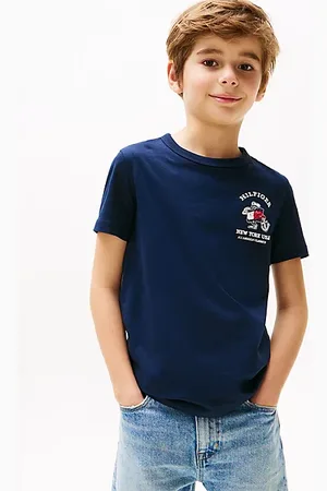 Tommy Hilfiger Camiseta con logo mascota en la parte trasera