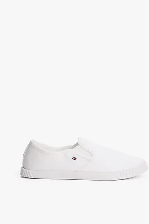 Tommy Hilfiger Zapatillas de lona con logo bordado