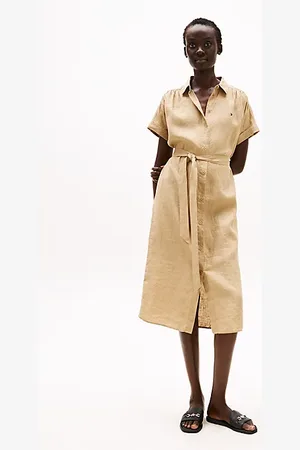 Tommy Hilfiger Vestido camisero midi