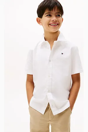 Tommy Hilfiger Camisa Oxford de manga corta