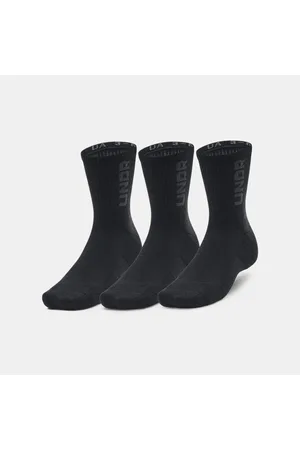 Under Armour Calcetines 3-Maker Mid-Crew unisex - Paquete de 3 / / Pitch Gris L