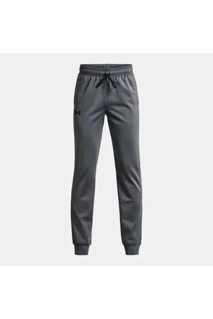 Under Armour Pantalón ajustado Brawler 2.0 para niño Pitch / Negro / Negro YLG (149 - 160 cm)