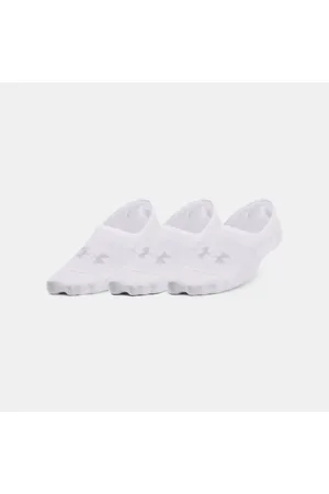 Under Armour Paquete de 3 calcetines Breathe Lite Ultra Low Liner para mujer / / Mod Gris L