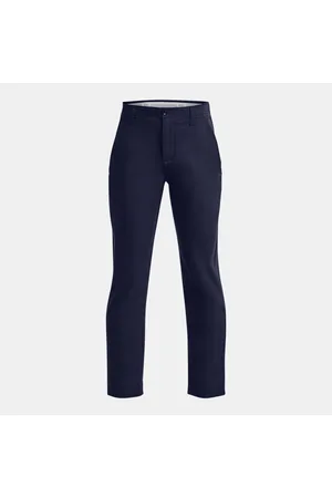 Under Armour Pantalón Matchplay para niño Midnight Marino / Halo Gris YLG (149 - 160 cm)