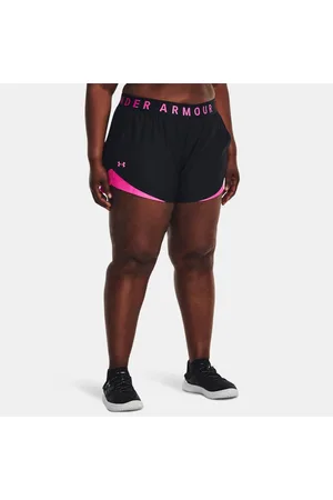 Under Armour Pantalón corto Play Up 3.0 para mujer / Rebel Rosa / Rebel Rosa 1X