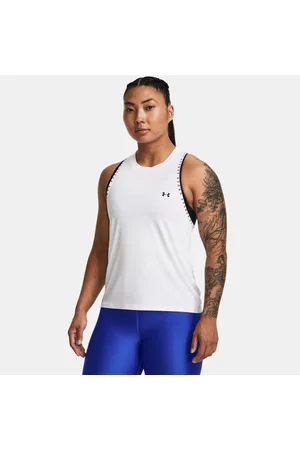 Under Armour Camiseta de tirantes Knockout para mujer / Negro L