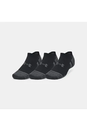 Under Armour Calcetines invisibles Performance Tech unisex - Paquete de 3 / / Jet Gris L