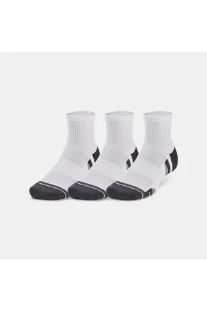 Under Armour Calcetines tobilleros Performance Tech unisex - Paquete de 3 / / Jet Gris L