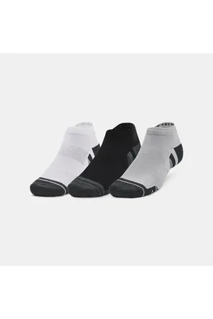 Under Armour Calcetines cortos Performance Tech unisex - Paquete de 3 Mod / Blanco / Jet L