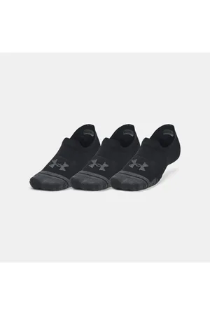 Under Armour Calcetines ultracortos Performance Tech unisex - Paquete de 3 / / Jet Gris L