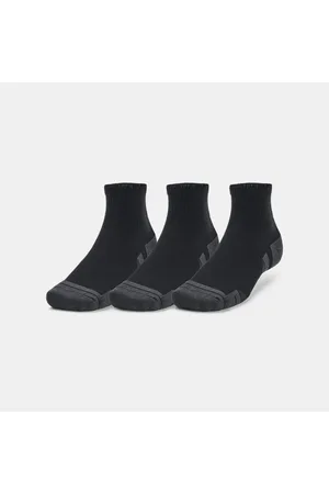 Under Armour Calcetines tobilleros Performance Tech unisex - Paquete de 3 / / Jet Gris L