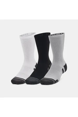 Under Armour Calcetines largos Performance Tech unisex - Paquete de 3 Mod / Blanco / Jet L
