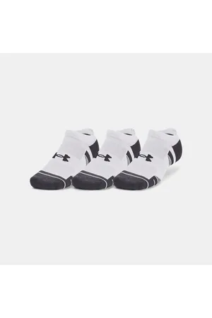 Under Armour Calcetines invisibles Performance Tech unisex - Paquete de 3 / / Jet Gris L