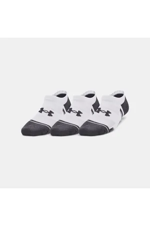 Under Armour Calcetines invisibles Performance Tech para niño/a - Paquete de 3 / / Jet Gris M