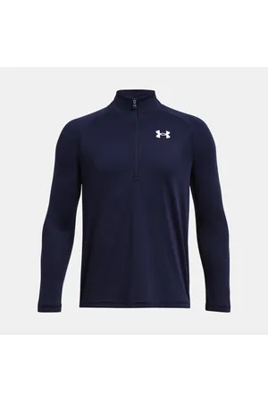 Under Armour Sudadera Tech™ 2.0 ½ Zip para niño Midnight Marino / Blanco YLG (149 - 160 cm)