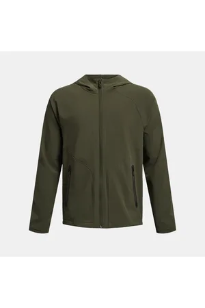 Under Armour Chaqueta con cremallera completa Unstoppable para niño Marine OD / Negro YMD (137 - 149 cm)