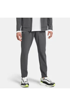 Under Armour Pantalón Launch para hombre Castlerock / Negro / Reflectante L