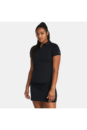 Under Armour Polo de manga corta Playoff para mujer / / Halo Gris L