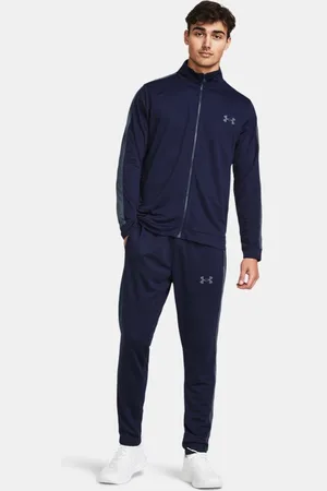 Under Armour Chándal de punto Rival para hombre Midnight Marino / Downpour Gris / Downpour Gris S