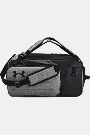 Under Armour Bolsa de deporte mediana Contain Duo Castlerock Medium Heather / Negro / Blanco TALLA ÚNICA