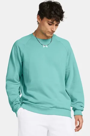 Sudadera Under Armour Rival Terry LC FZ, Verde, Hombre