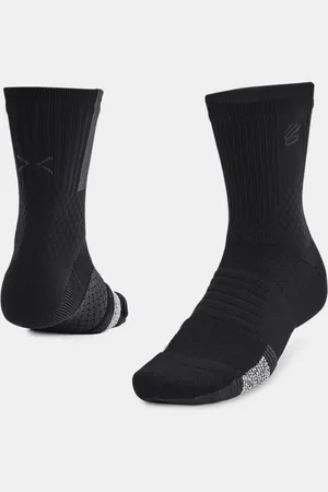 Under Armour Calcetines Curry ArmourDry™ Playmaker Mid-Crew unisex / Anthracite / L