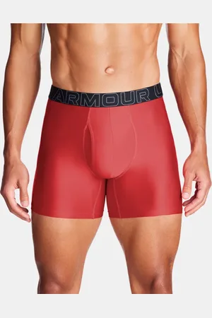 Under Armour Bóxer de 15 cm Performance Tech™ Boxerjock® para hombre - Paquete de 3 / Castlerock Full Heather / Castlerock L