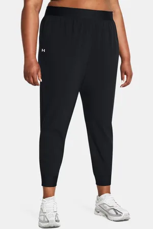 Under Armour Pantalón ArmourSport High-Rise Woven para mujer / Blanco 3X