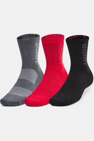 Under Armour Calcetines 3-Maker Mid-Crew unisex - Paquete de 3 / Castlerock / Castlerock L