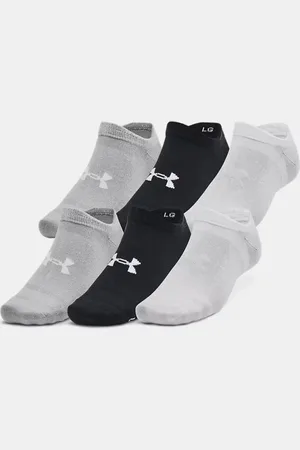 Under Armour Calcetines invisibles Essential unisex - Paquete de 6 / / Halo Gris L