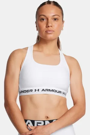 Under Armour Sujetador deportivo de sujeción media y espalda cruzada Armour® para mujer / / Negro L