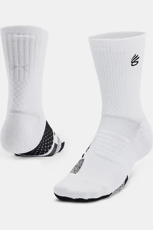 Under Armour Calcetines Curry ArmourDry™ Playmaker Mid-Crew unisex / Negro / Negro L