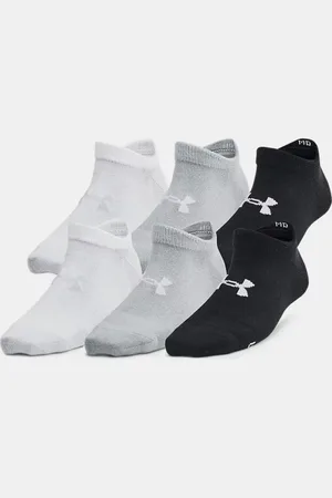 Under Armour Calcetines invisibles Essential para niño/a - Paquete de 6 / / Halo Gris M