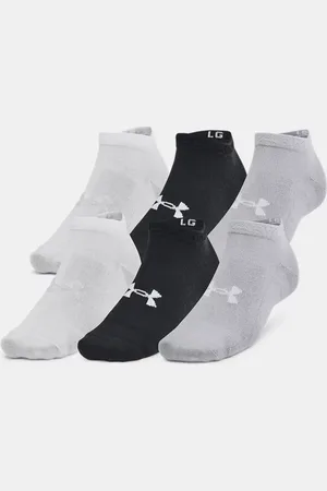 Under Armour Calcetines de corte bajo Essential unisex - Paquete de 6 / / Halo Gris L