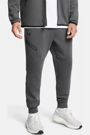 Under Armour Joggers Unstoppable Fleece para hombre Castlerock / Negro 3XL