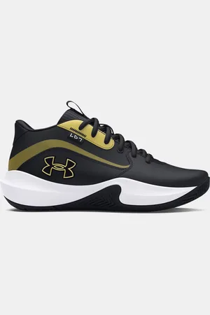 Under Armour Zapatillas de baloncesto Lockdown 7 para niño/a (5-11 años) / / Metalico Oro 35.5