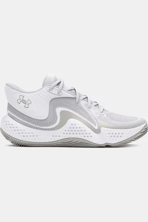 Under Armour Zapatillas de baloncesto Spawn 6 Mid unisex / Distant Gris / Clay 44.5
