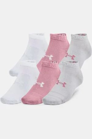 Under Armour Calcetines de corte bajo Essential unisex - Paquete de 6 Elixir / Elixir / L