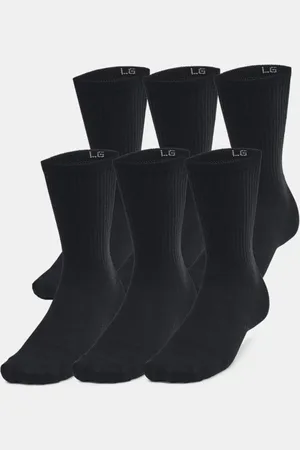 Under Armour Calcetines altos Essential unisex - Paquete de 6 / / Castlerock L