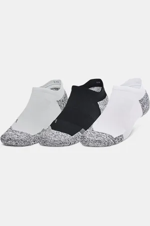 Under Armour Calcetines invisibles ArmourDry® Pro unisex - Paquete de 3 / Blanco / Castlerock L