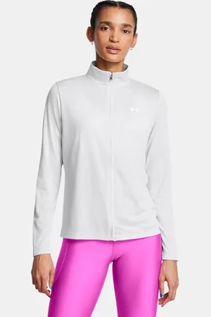 Under Armour Sudadera con cremallera completa Tech™ para mujer Halo / Blanco S