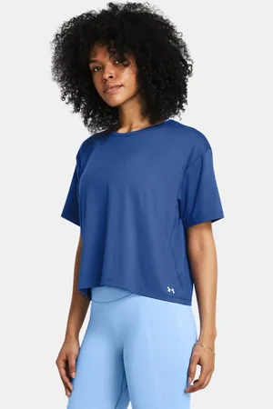 Under Armour Camiseta de manga corta Motion para mujer Tech / Blanco M