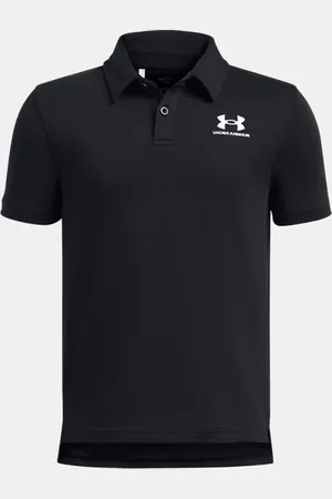 Under Armour Polo Icon para niño / Blanco YLG (149 - 160 cm)