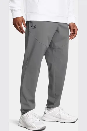 Under Armour Joggers Vibe Woven para hombre Castlerock / Negro 3XL