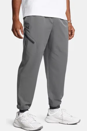 Under Armour Joggers Unstoppable para hombre Castlerock / Negro L