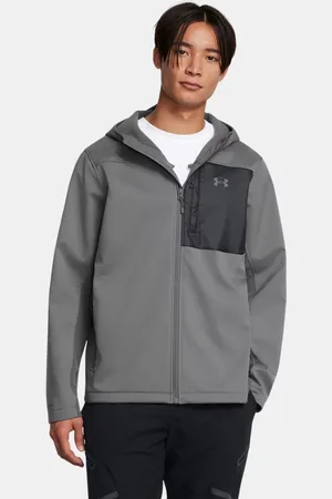 Under Armour Chaqueta con capucha Storm ColdGear® Infrared Shield 2.0 para hombre Castlerock / Negro / Castlerock XXL
