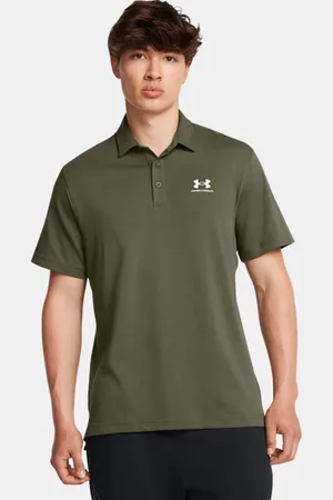 Under Armour Polo Icon para hombre Marine OD / Blanco L