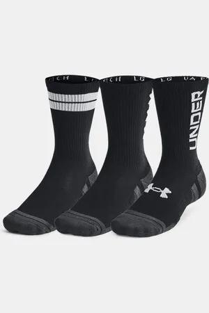 Under Armour Calcetines largos Performance Tech unisex - Paquete de 3 / / Blanco L